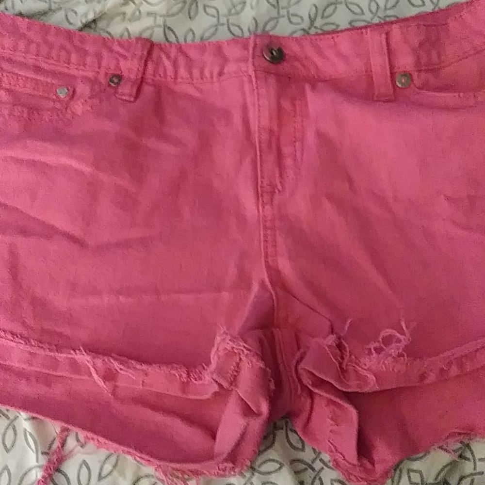 YMI PINK DENIM SHORTS